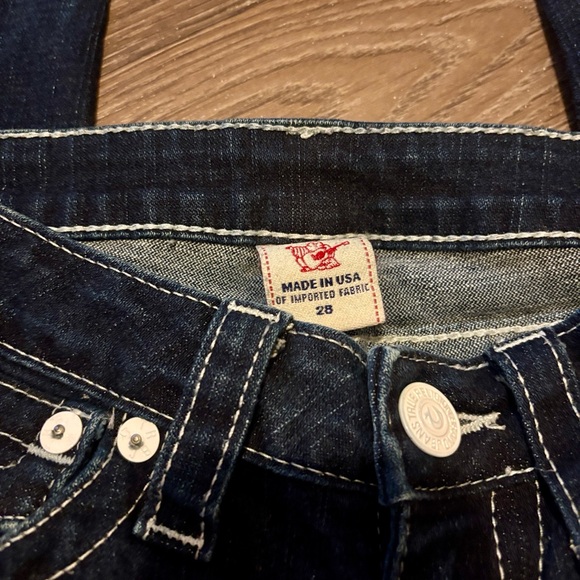 True Religion Distressed Flare Jeans Size 28 - Picture 8 of 10